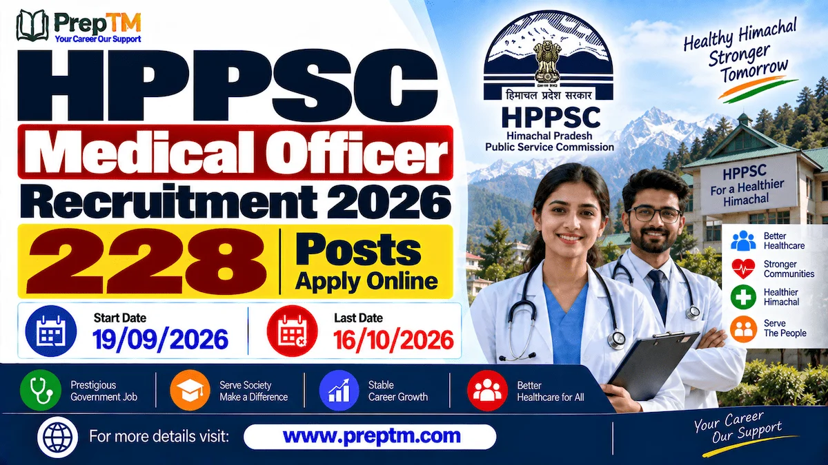 HPPSC Medical Officer Recruitment 2026: Apply for 228 Posts